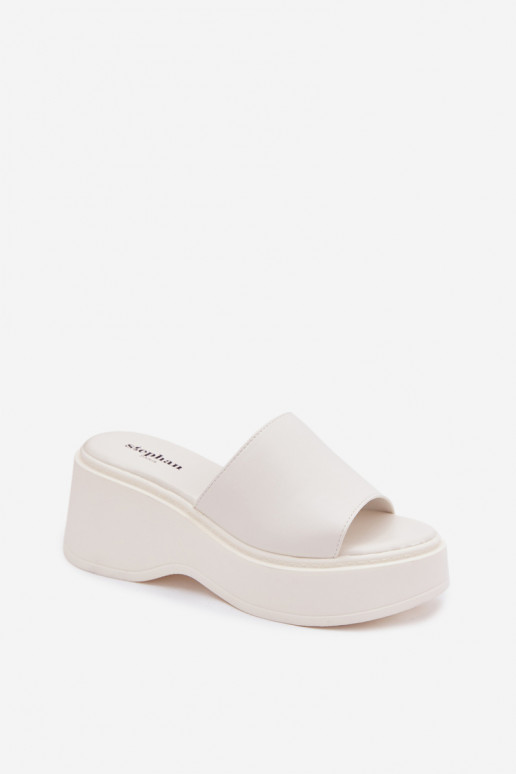 Zapatillas blancas con plataforma Virelia