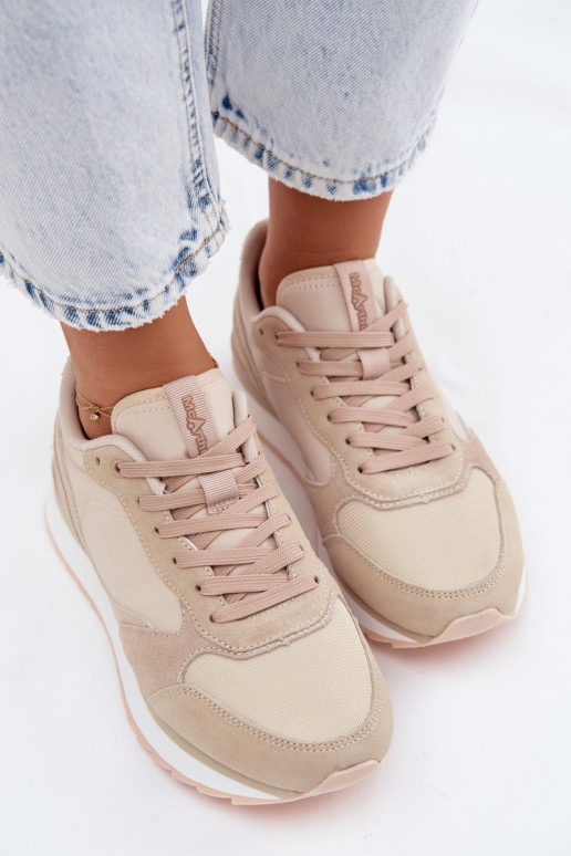 Zapatillas beige para mujer de ante McArthur MA2512IN