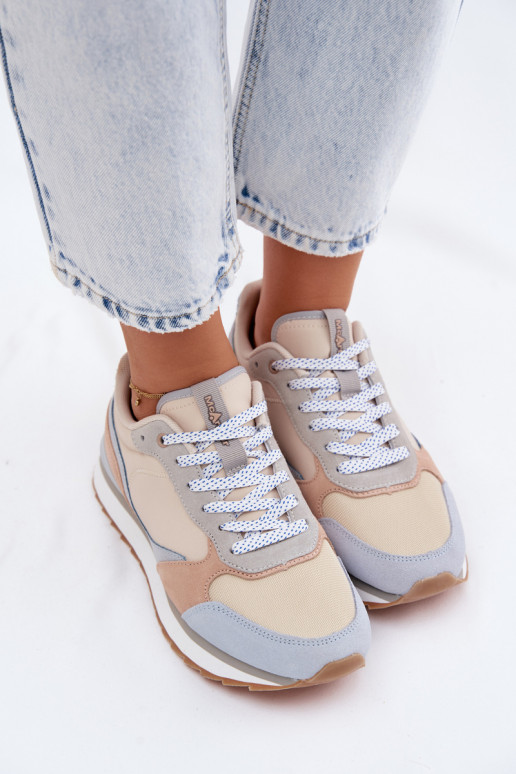 Zapatillas azules para mujer de ante McArthur MA2512IN