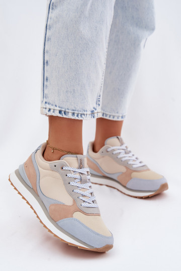 Zapatillas azules para mujer de ante McArthur MA2512IN 2