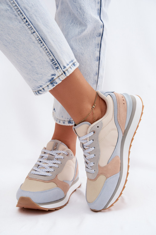 Zapatillas azules para mujer de ante McArthur MA2512IN