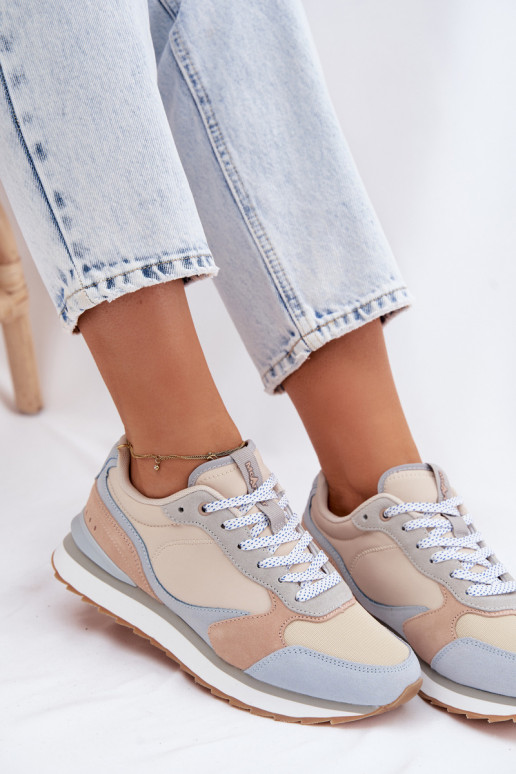 Zapatillas azules para mujer de ante McArthur MA2512IN