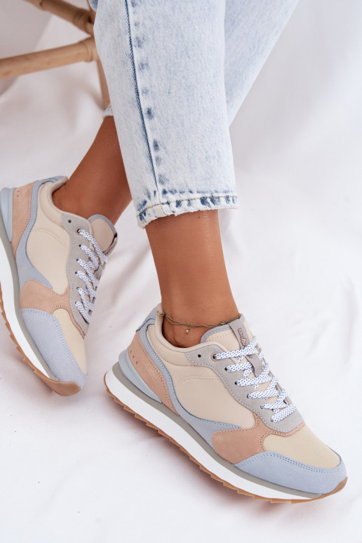 Zapatillas azules para mujer de ante McArthur MA2512IN