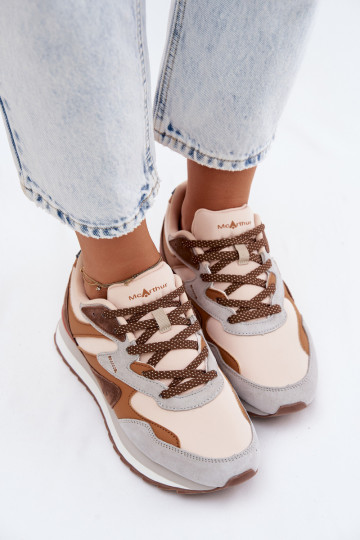 Zapatillas marrones para mujer de ante McArthur MA253IN