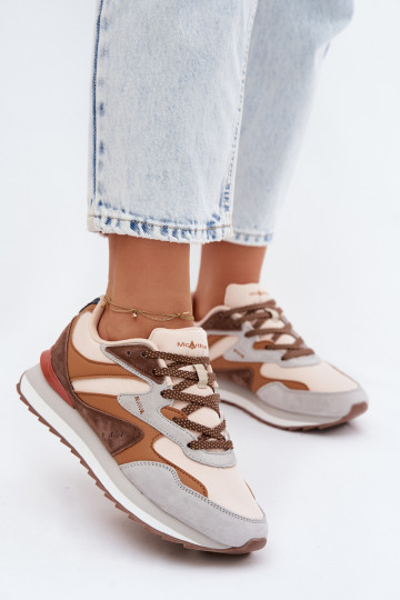 Zapatillas marrones para mujer de ante McArthur MA253IN 2
