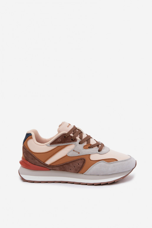 Zapatillas marrones para mujer de ante McArthur MA253IN