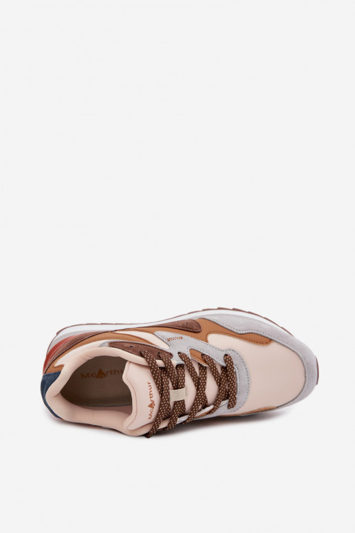 Zapatillas marrones para mujer de ante McArthur MA253IN