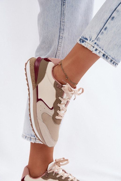 Zapatos deportivos beige para mujer McArthur MA257IN
