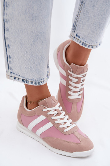 Zapatos deportivos rosas para mujer de ante McArthur MA258IN