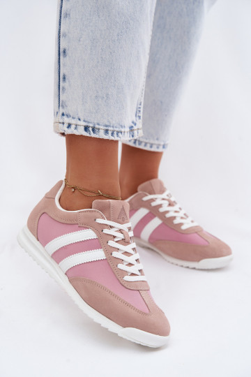 Zapatos deportivos rosas para mujer de ante McArthur MA258IN 2