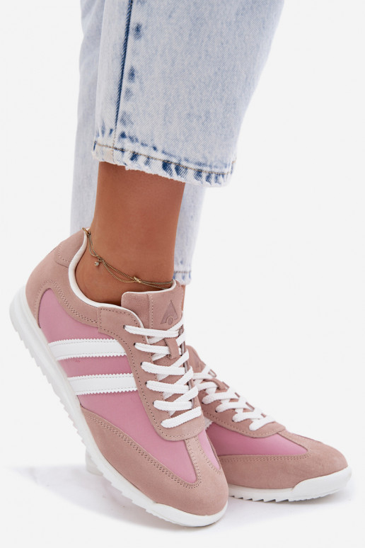 Zapatos deportivos rosas para mujer de ante McArthur MA258IN