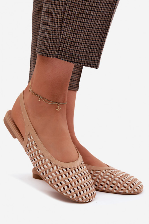 Sandalias de mujer marrones con elementos recortados Selviora