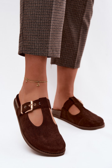 Zapatillas de mujer de ante sintético Czekolado Melvia 2