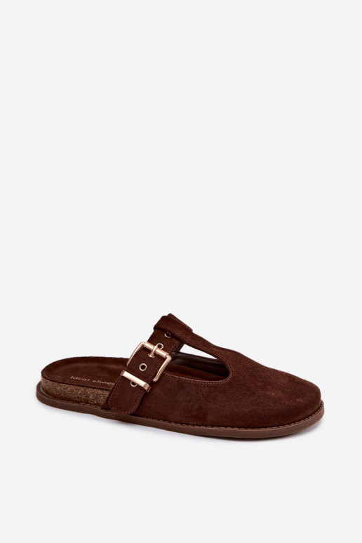 Zapatillas de mujer de ante sintético Czekolado Melvia