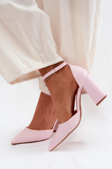 Zapatos con taconesImitacji Skóry color rosa Selvra