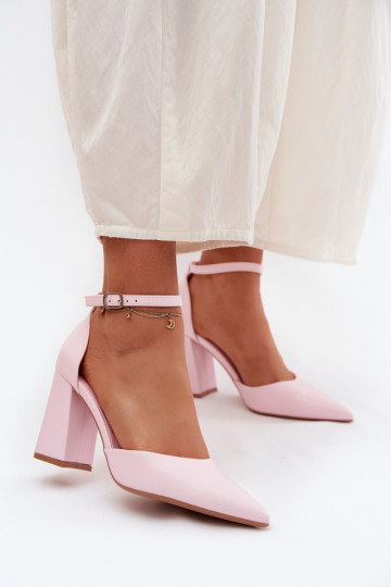 Zapatos con taconesImitacji Skóry color rosa Selvra 2