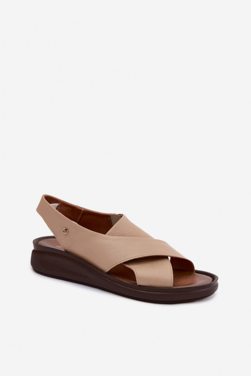 Sandalias para mujer Zazoo 40392 en color capuchino