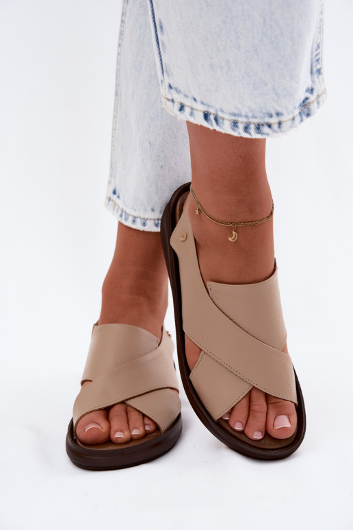 Sandalias para mujer Zazoo 40392 en color capuchino