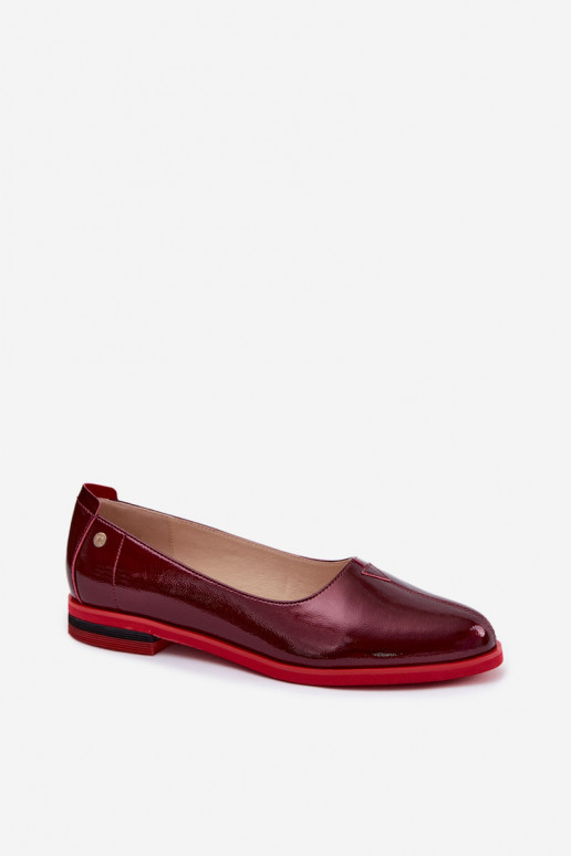 Bailarinas lacadas Tai turiciejka K7463-23 burdeos