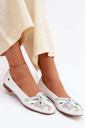 bailarinas Tiene queciejka P7542-11 el color blanco