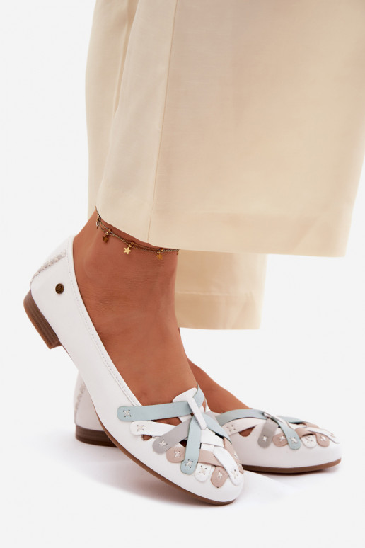 bailarinas Tiene queciejka P7542-11 el color blanco