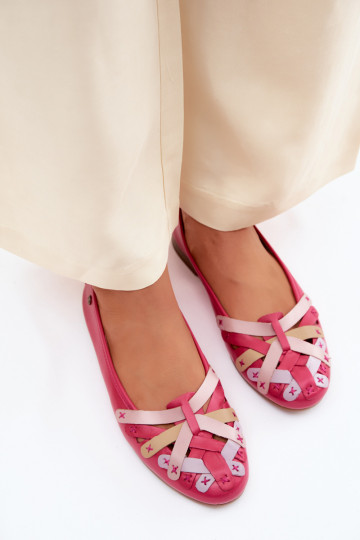 bailarinas Tiene queciejka P7542-15 color rosa