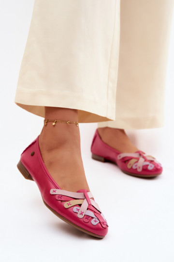 bailarinas Tiene queciejka P7542-15 color rosa 2