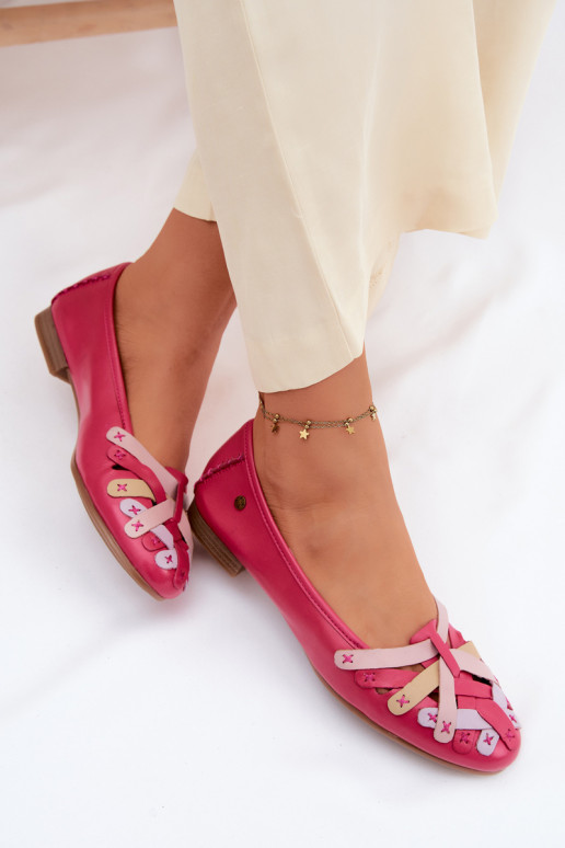 bailarinas Tiene queciejka P7542-15 color rosa