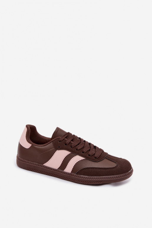 Zapatillas deportivas para mujer en color chocolate Lurea