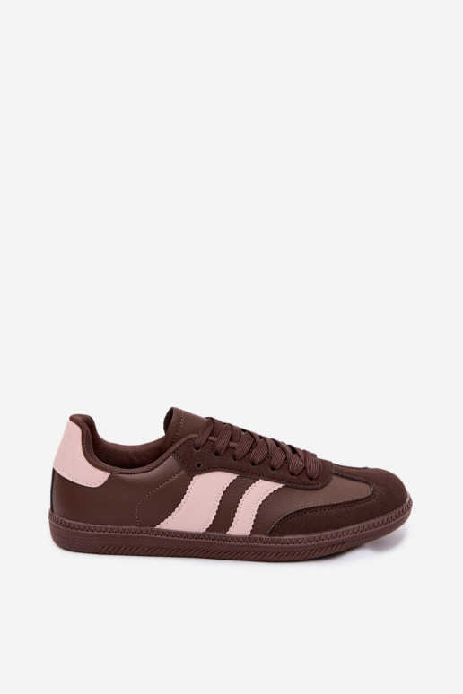 Zapatillas deportivas para mujer en color chocolate Lurea