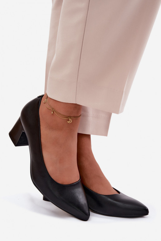 Zapatos con tacones Sergio Leone PB413 de color negro