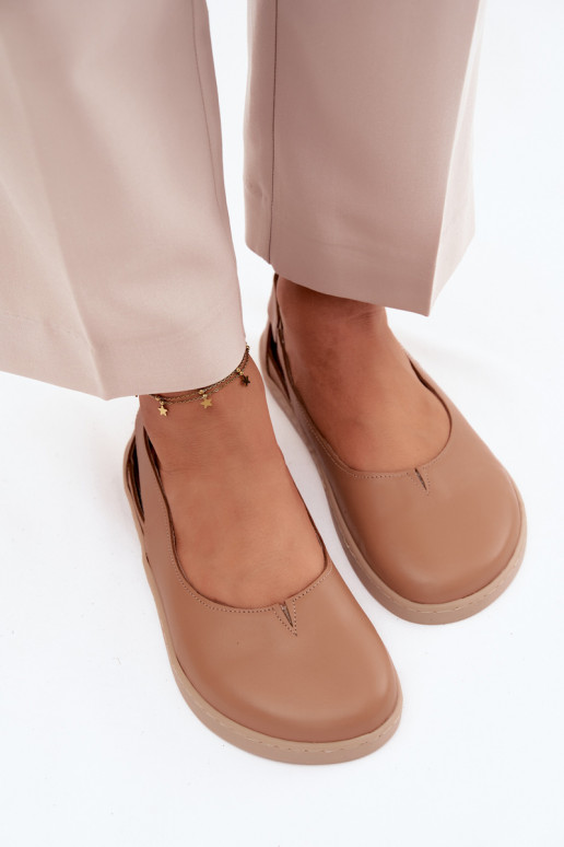 Bailarinas Barefoot Zazoo 10217 en color capuchino