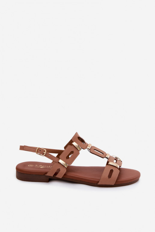 Sandalias planas marrones para mujer S.Barski