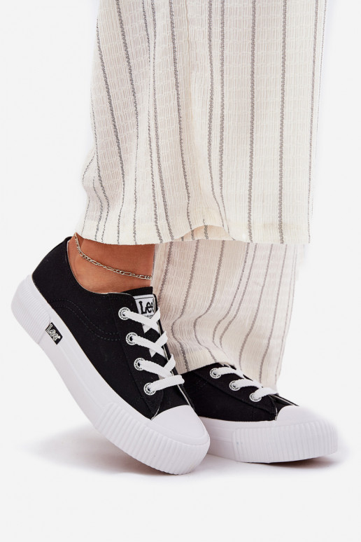 Zapatos casuales con plataforma en negro