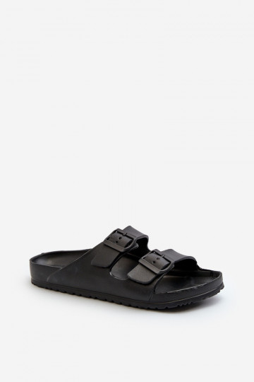 Sandalias ligeras para hombre con hebillas en color negro Avatara
