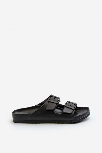 Sandalias ligeras para hombre con hebillas en color negro Avatara 2