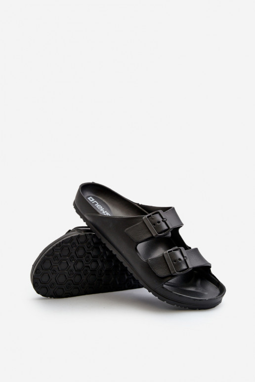 Sandalias ligeras para hombre con hebillas en color negro Avatara