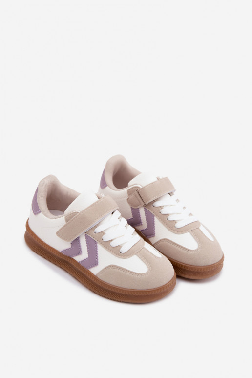 Zapatillas infantiles en blanco Meressa