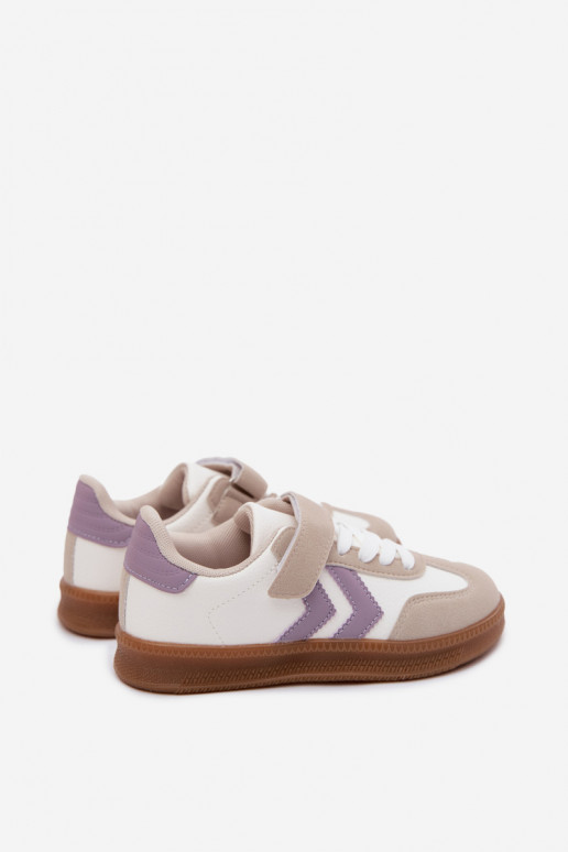 Zapatillas modelo zapatos. Infantil el color blanco Meressa