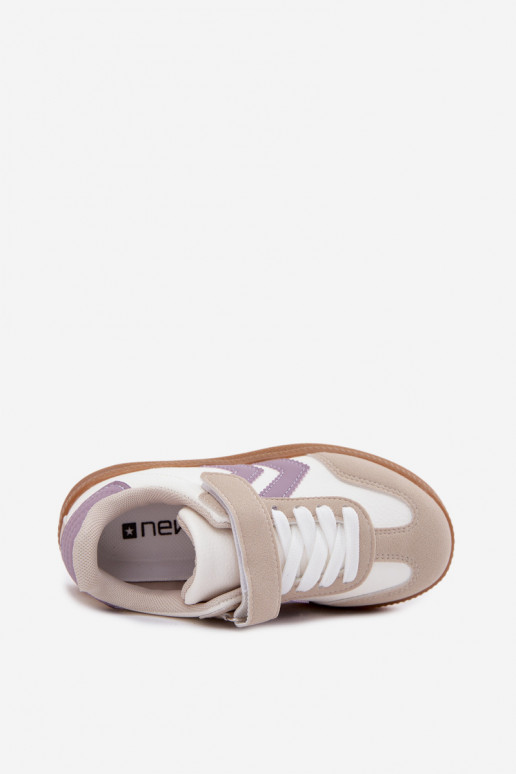 Zapatillas infantiles en blanco Meressa