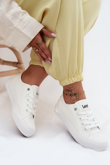 Zapatos casuales LEE AVA C INOMEN LOIN 50261001.1FG en blanco