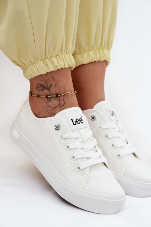 Zapatos casuales LEE AVA C INOMEN LOIN 50261001.1FG en blanco