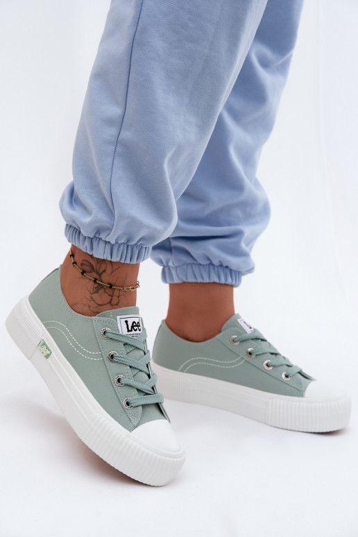 Zapatos de ocio con una plataforma LEE ISLA C ENOMEN LOEN 50261002.98K color menta