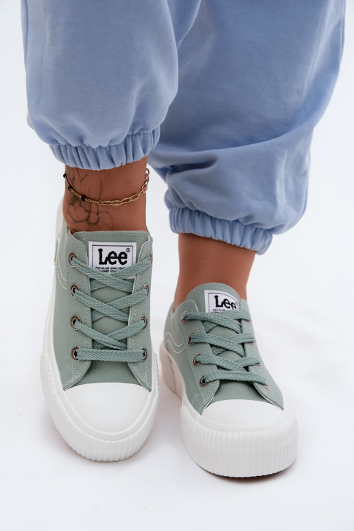 Zapatos de ocio con una plataforma LEE ISLA C ENOMEN LOEN 50261002.98K color menta