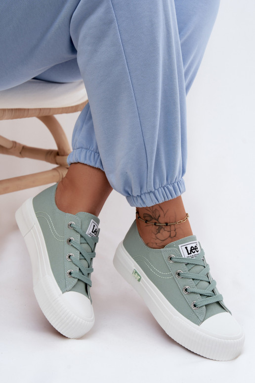 Zapatos de ocio con una plataforma LEE ISLA C ENOMEN LOEN 50261002.98K color menta