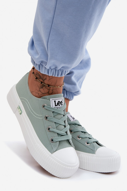 Zapatos de ocio con una plataforma LEE ISLA C ENOMEN LOEN 50261002.98K color menta