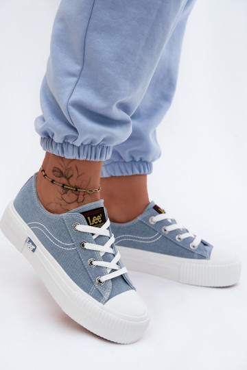 Zapatos casuales con plataforma LEE ISLA C INOMEN LOIN 50261002.21H en denim 2