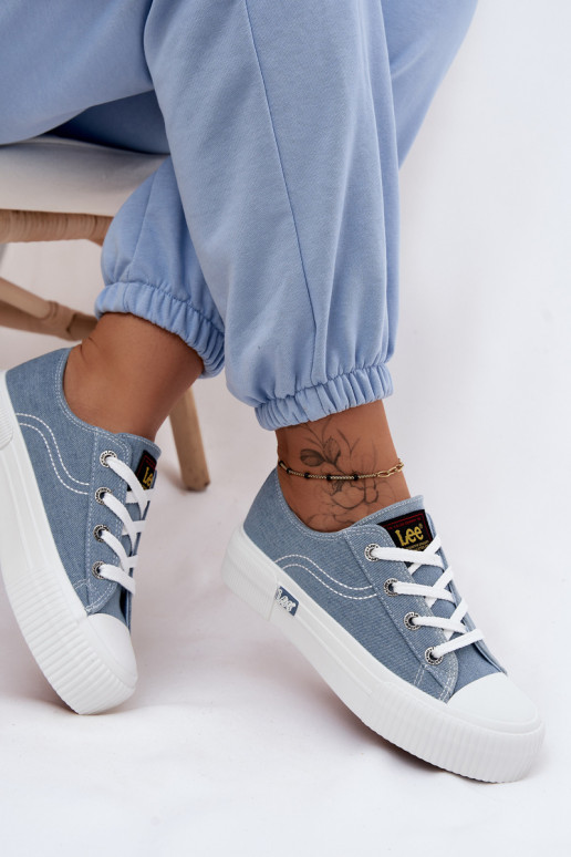 Zapatos de ocio con una plataforma LEE ISLA C ENOMEN LOEN 50261002.21H Tiene queterial vaquero