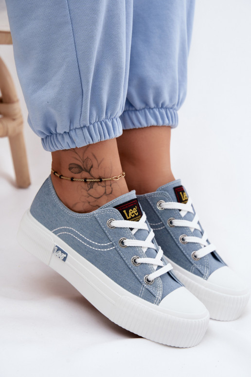 Zapatos de ocio con una plataforma LEE ISLA C ENOMEN LOEN 50261002.21H Tiene queterial vaquero