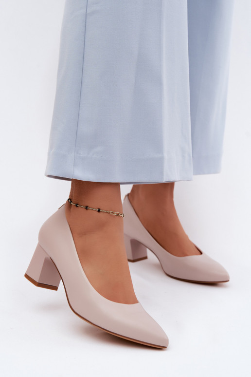 Zapatos de tacón Sergio Leone PB413 en gris